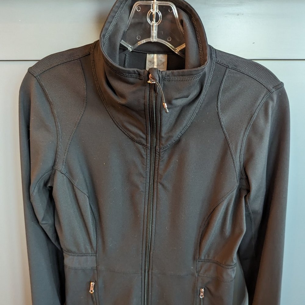 Calia by Carrie Underwood Long Sleeve Full Zip Black Activewear Jacket Size S